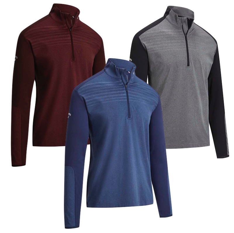 Callaway Mens Lightweight Heathered Golf Pullover